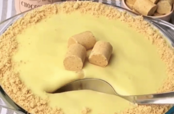 Pavê de Paçoquinha com Chocolate Branco