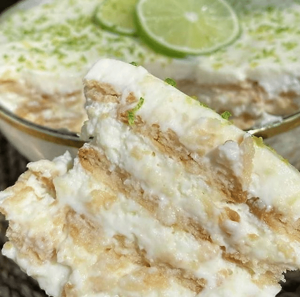 Torta-brownie com mousse de lim&atilde;o