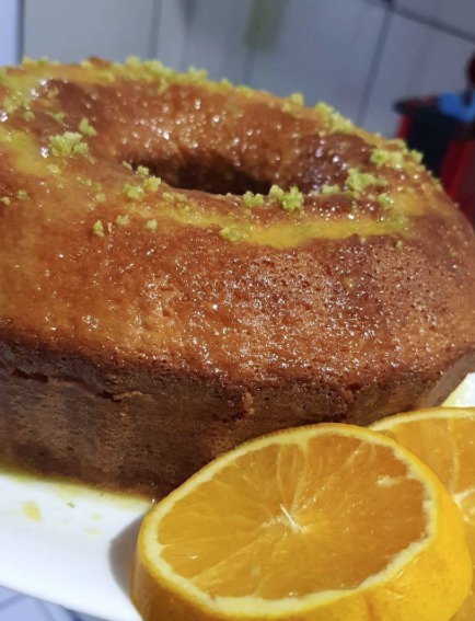 Bolo de laranja fofinho