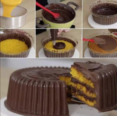 Bolo Bombom de Cenoura Bolo Bombom de Cenoura
