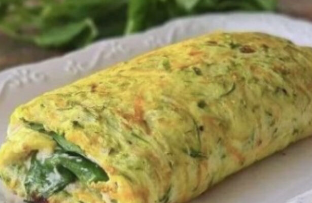 Rocambole de Abobrinha Low Carb