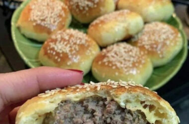 Pão de Hambúrguer Recheado