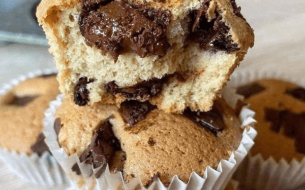 Muffin de Baunilha com Chocolate Sem Glúten: Um Pedaço do Céu em Cada Mordida!
