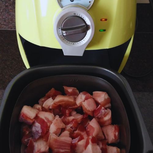 Barriga de Porco na Airfryer