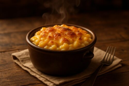 Mac and cheese cremoso em cumbuca