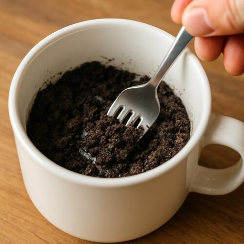 Bolo de Oreo na Caneca Perfeito