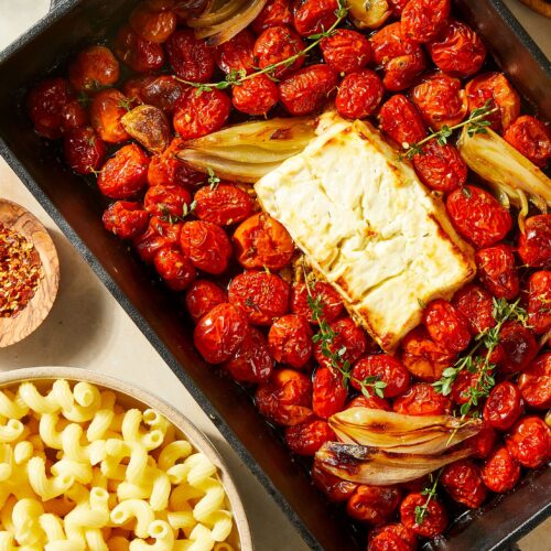Baked Feta Pasta - Preparação para Assar