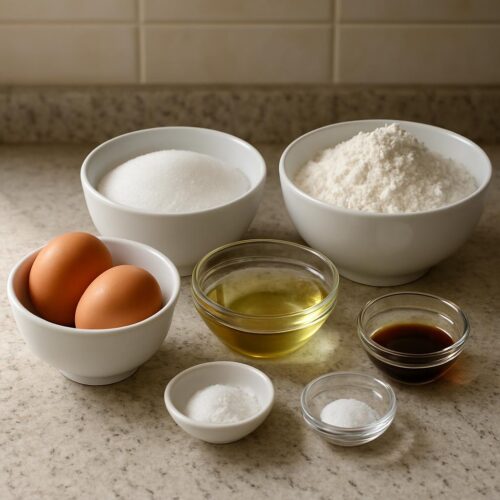 Ingredientes para Biscoito Montanha-Russa
