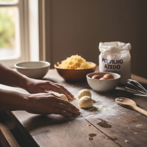 Pão de Queijo Preparo