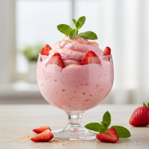 Mousse de Morango com Tang Cremosa Principal