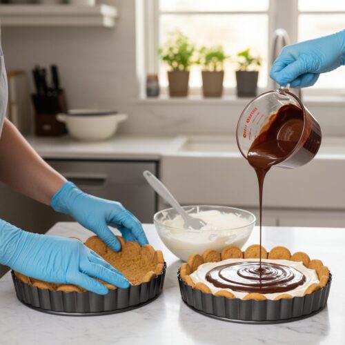 Preparo da Torta Holandesa