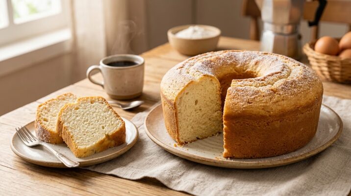 Bolo de Baunilha Fofinho