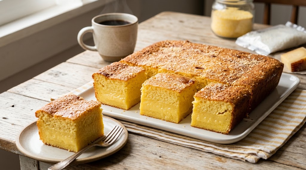 Bolo de Fubá Cremoso