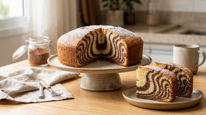 Bolo de Zebra Delicioso Bolo de Zebra Delicioso