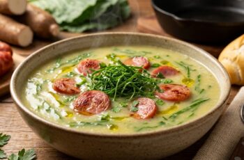 Caldo Verde com Mandioca