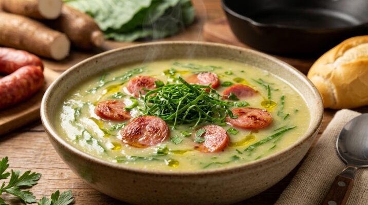 Caldo Verde com Mandioca