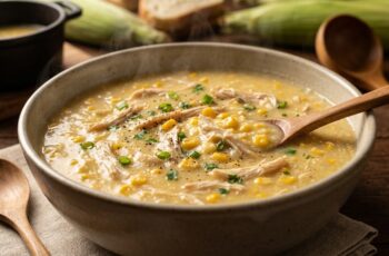 Caldo de Milho com Frango