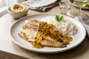 Peixe ao Molho de Maracujá