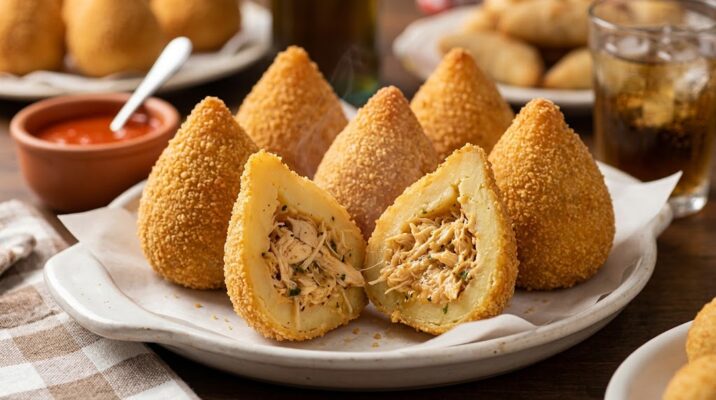 Receita de coxinha de frango com batata Coxinha de frango com batata