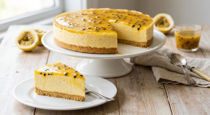 Torta Gelada de Maracujá Torta Gelada de Maracujá