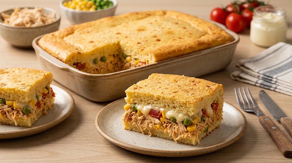 Torta de Frango Cremosa