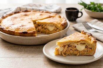 Torta de Frango com Catupiry