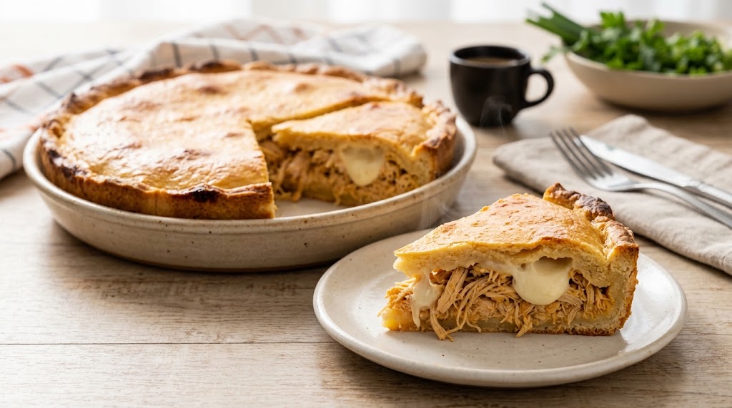 Torta de Frango com Catupiry