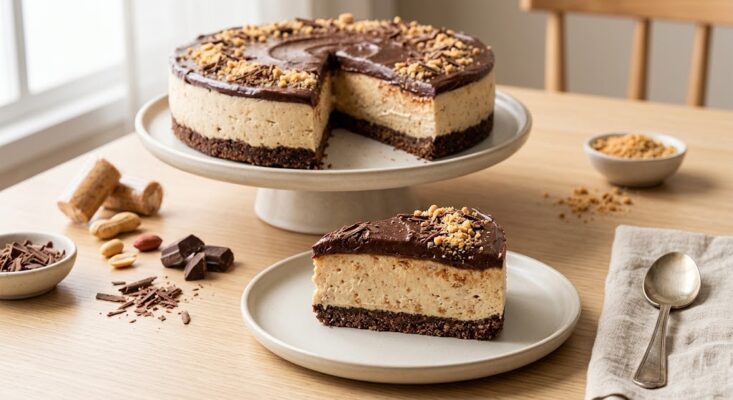 Torta de Paçoca e Brigadeiro Torta de Paçoca e Brigadeiro