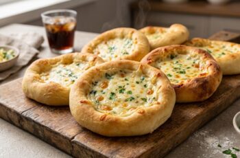 Esfirras de Queijo Aberta