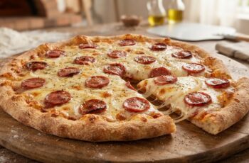 Pizza Caseira de Calabresa