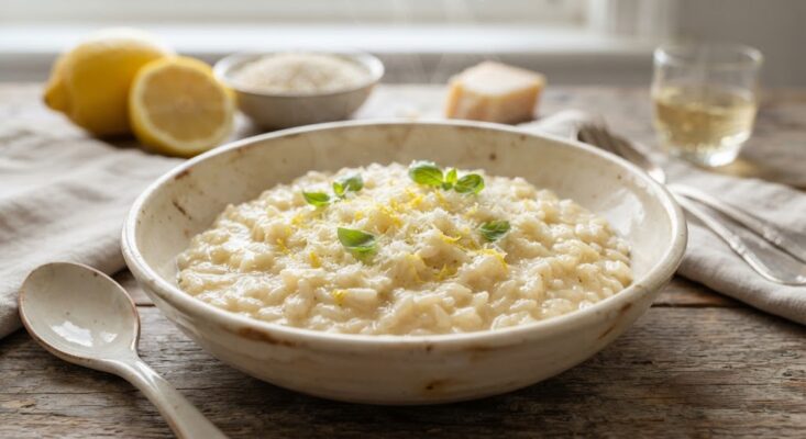 Risoto de Limão Siciliano