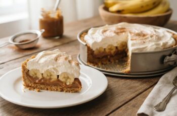 Torta Banoffee de Banana com Doce de Leite