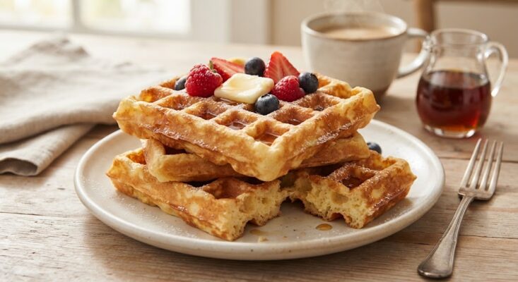 Waffle Belga Caseiro