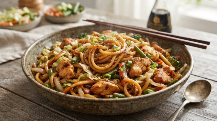 Yakisoba de Frango e Legumes
