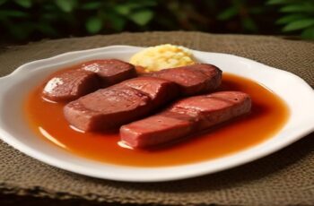 Espetinho de Carne na Churrasqueira