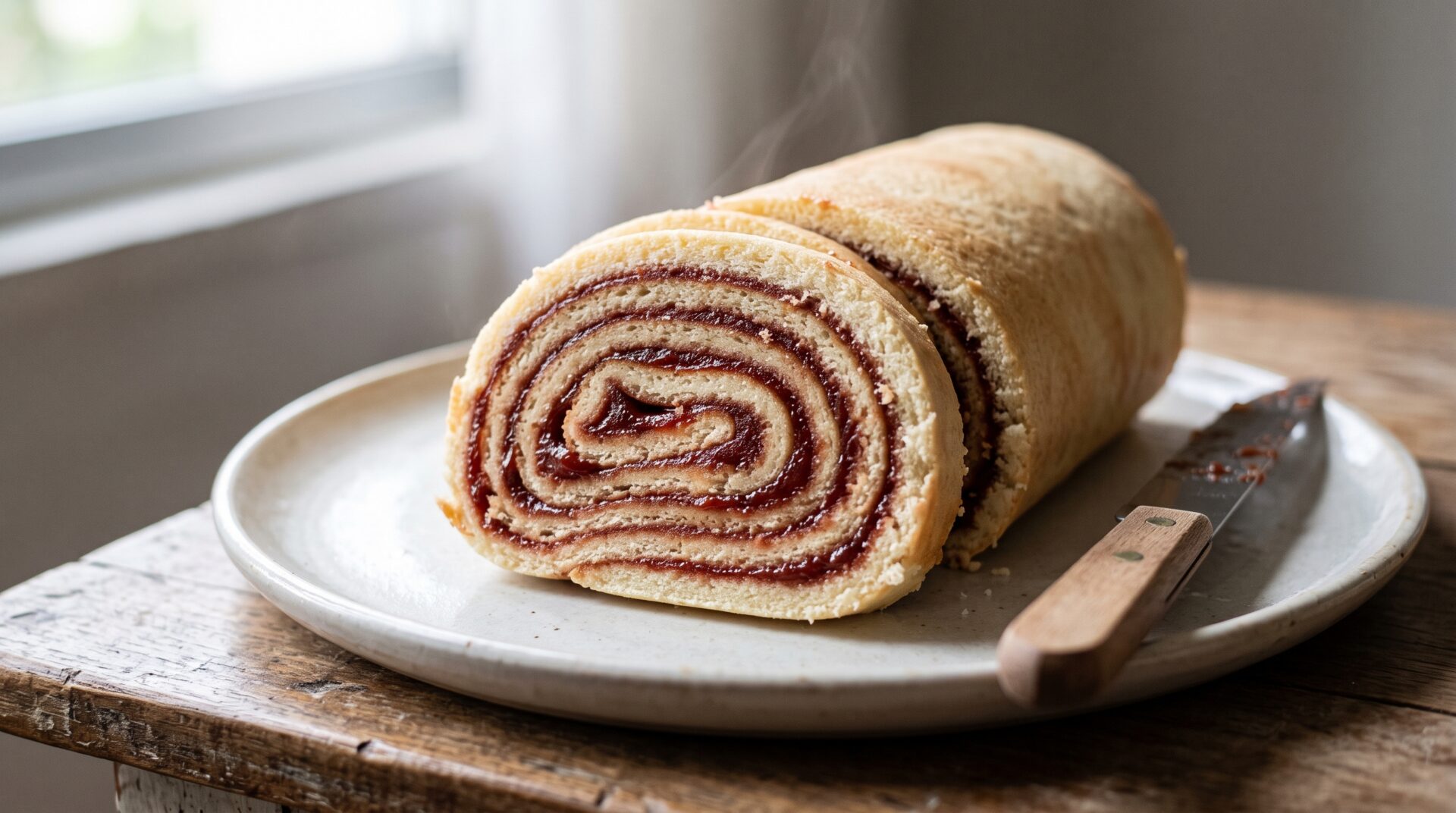 Bolo de Rolo, prato pronto para servir - fotografia gastronomica editorial Bolo de Rolo, prato pronto para servir - fotografia gastronomica editorial
