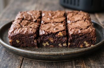 Brownie de Air Fryer com Nozes