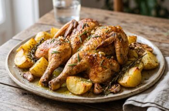 Frango Assado com Batatas