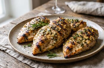 Frango Grelhado com Limão e Ervas