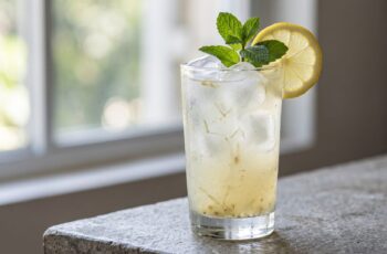 Limonada Glacial de Capim-Limão e Gengibre