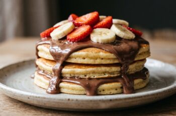 Panqueca Doce com Nutella