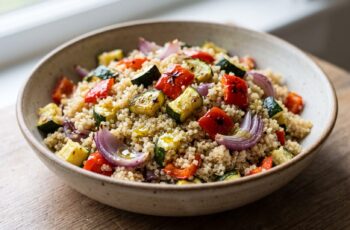 Salada de Quinoa com Legumes Assados