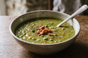 Sopa de Ervilha com Bacon