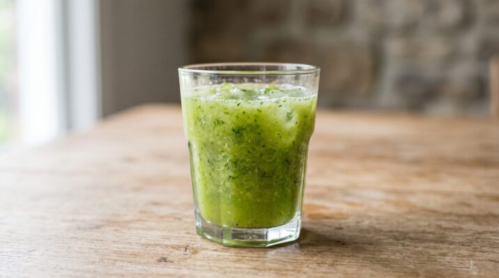 Suco Detox de Abacaxi com Hortelã, prato pronto para servir - fotografia gastronomica editorial