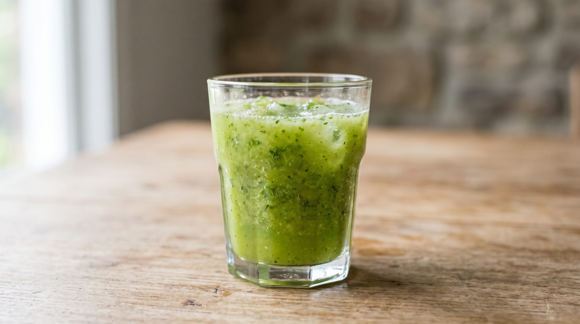 Suco Detox de Abacaxi com Hortel&atilde;, prato pronto para servir - fotografia gastronomica editorial