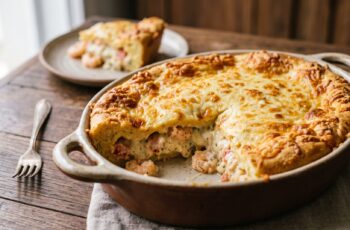 Torta de Camarão com Catupiry